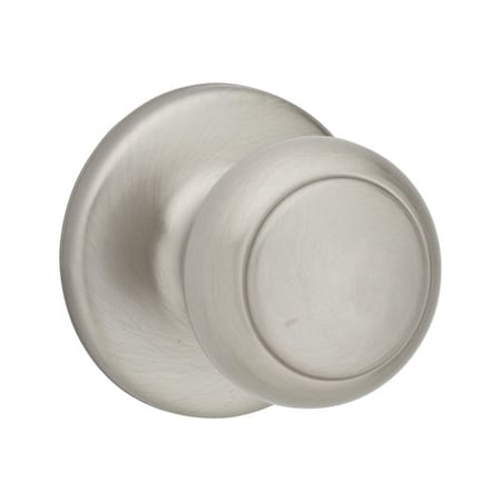 Kwikset Cove Knob Interior Single Cylinder Handleset Trim, Satin Nickel 604CV-15